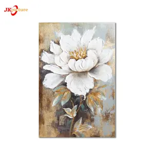 Jiekai asli abstrak dilukis tangan bunga abstrak dilukis tangan minyak kanvas lukis seni dinding menakjubkan