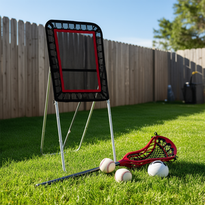 ตาข่ายซ้อมลูกสะท้อนกลับสำหรับลาครอส พับได้ ขนาด 3x4 ฟุต ผลิตจากผ้า PVC สำหรับฝึกซ้อมซอฟต์บอล เบสบอล อุปกรณ์ฝึกซ้อมในสวนหลังบ้าน ยี่ห้อ DB Wholesale - Product Image 2