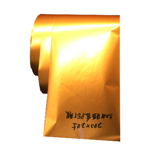 ジャンボロール光沢ゴールデンPETフィルム自己粘着ビニールマイラーフィルムシート - Product Image 5