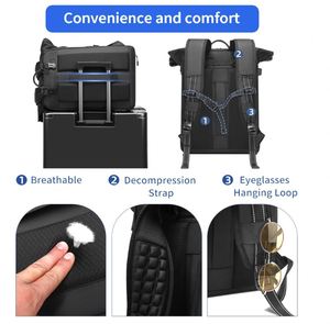 Unisex 33L Waterproof Roll Top <b>Backpack</b> 15.6-Inch <b>Laptop</b> <b>Backpack</b> Lightweight Bike Bag Ideal for Work School & Outdoor Use - Product Image 2