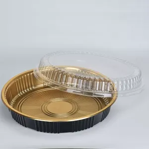 Hộp đựng sushi nhựa dùng một lần có nắp, kiểu dáng tròn - Product Image 4