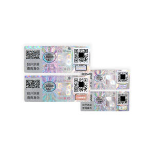 Personalizado QR <span class=keywords><strong>Code</strong></span> Etiqueta Adesivo com Adesivo Backing Scratch Off Layer para Eletrônica e Jóias Adhesive Product Tag - Product Image 5