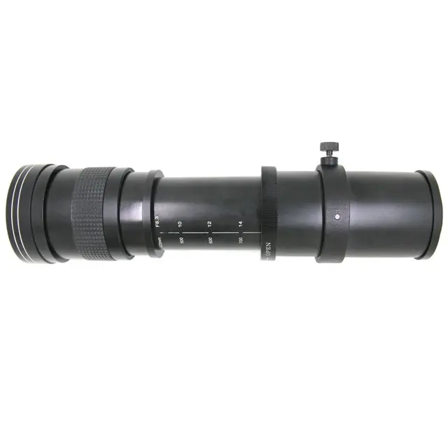 Black f/8.3-16 420-800 Super Telephoto Zoom Camera Lens
