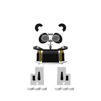 Kit de Robot Educativo Tscinbuny Panda, Kit de Programación Gráfica DIY para Adultos y Niños, Kit de Robot DIY para Arduino