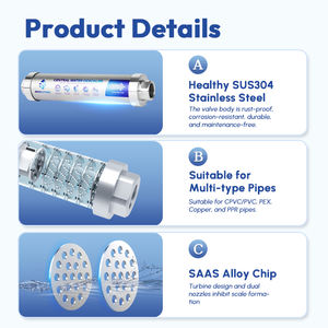 Chip in lega di SAAS con Design compatto e manutenzione libera operazione intera casa Descaler acqua <span class=keywords><strong>per</strong></span> <span class=keywords><strong>scaldabagno</strong></span> <span class=keywords><strong>a</strong></span> <span class=keywords><strong>Gas</strong></span> - Product Image 3