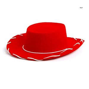 Hot Selling Grote Brede Rand Kinderen Cowboyhoed Met Touwtje Kind Vilten Fedora Cowboyhoed - Product Image 3