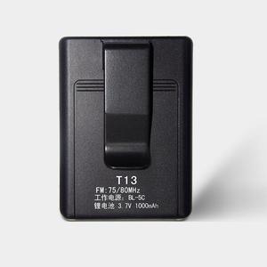 Factory OEM Portable FM Transmitter with LCD Display Low Power Rechargeable Wireless Transmitter for Tour Guide Church School - Product Image 5