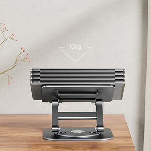 Soporte plegable de aleación de aluminio para ordenador portátil, accesorio giratorio de 360 grados, ajustable, para escritorio, 14 ~ 17,3 pulgadas - Product Image 4