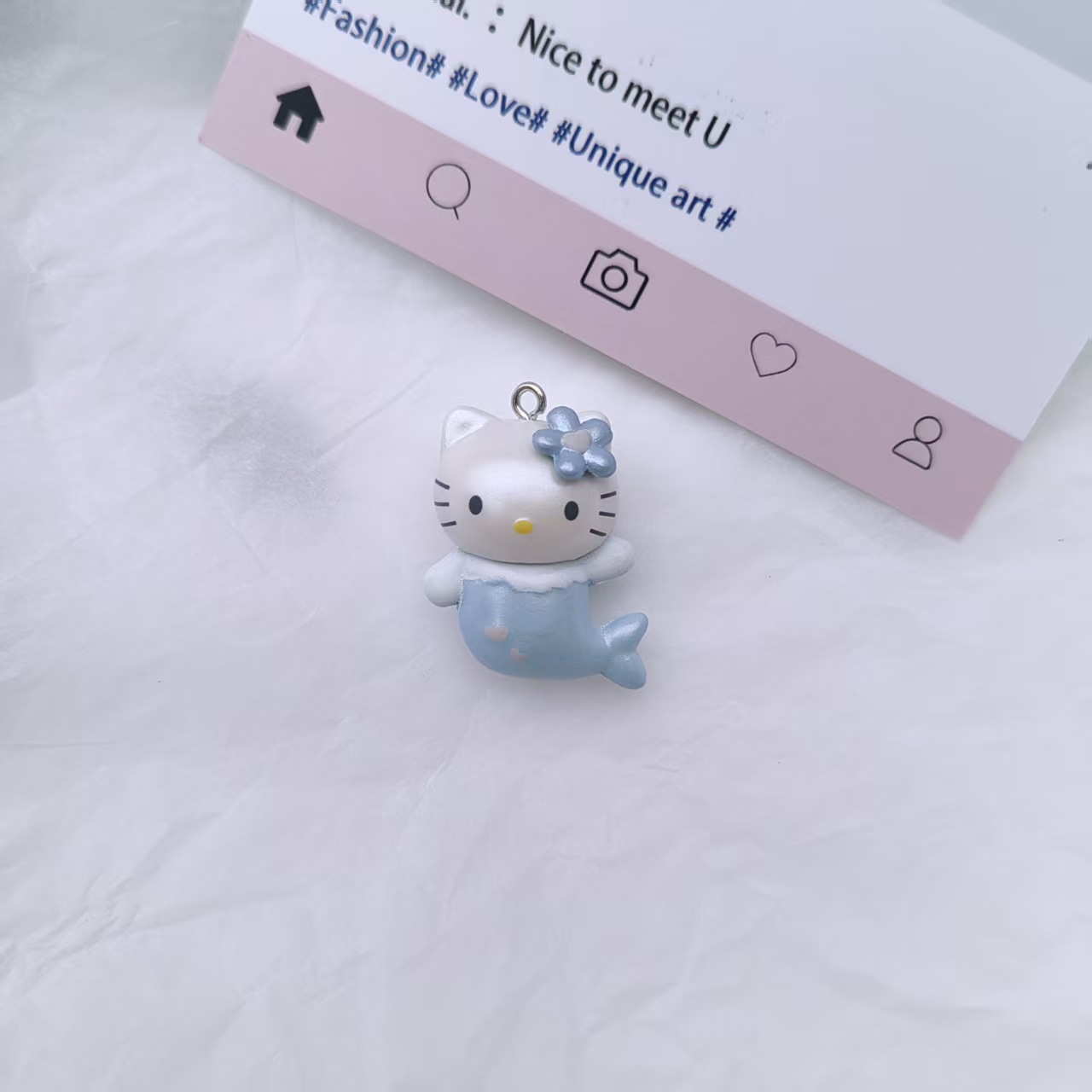 Blue mermaid sheep hornnail