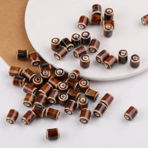 Ceramic Bamboo Joint <b>Beads</b> 8mm Round For Bracelet Making DIY Jewelry Materials <b>Loose</b> <b>Beads</b> Ceramic Craft Supplies - Product Image 2