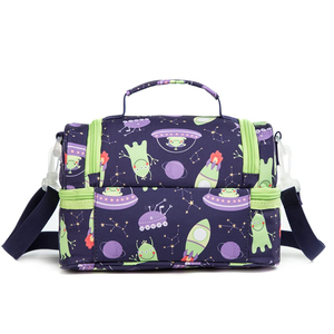 Fourre-tout en Polyester 600D imprimé de personnage de dessin animé personnalisé, sacs à Lunch isolés pour enfants - Product Image 3