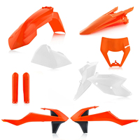 Kit Complet Carénage PP pour Moto Tout-Terrain avec Selle et Réservoir de Carburant pour KTM 250 – Habillage Carrosserie