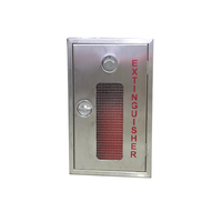 Kabinet Pemadam Kebakaran Stainless Steel 304 316 Terpasang di Dinding