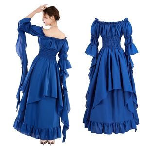Costume di Halloween, Abito Medievale Rinascimentale Vintage, <span class=keywords><strong>Vestito</strong></span> Gotico <span class=keywords><strong>da</strong></span> <span class=keywords><strong>Donna</strong></span>, Outfit <span class=keywords><strong>da</strong></span> Palcoscenico, Abito <span class=keywords><strong>da</strong></span> <span class=keywords><strong>Principessa</strong></span> per Cosplay e Ballo in Maschera - Product Image 3