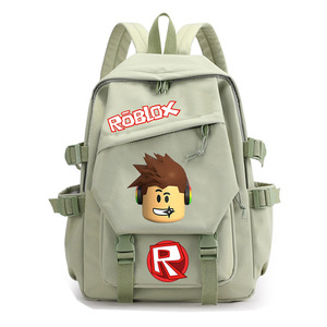 Zaino Unisex in Nylon a Tema Gioco <span class=keywords><strong>Roblox</strong></span> Transfrontaliero e Custodia per Laptop, Borsa Scolastica Trendy Resistente all'Usura per Studenti delle Scuole Superiori - Product Image 3