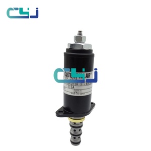 Vanne solénoïde de pompe hydraulique 2254558 225-4558 KDRDE5K-31/40E30-116A pour excavatrice E330D E349D, pièces d'excavatrice - Product Image 1