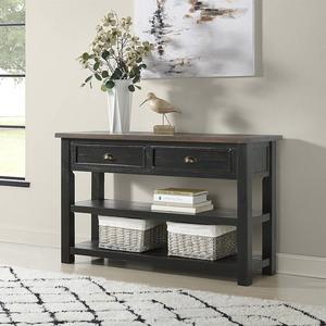 Consolle da <span class=keywords><strong>Ingresso</strong></span> di Lusso Stile Nord Europa, Design Moderno ed Elegante, in Legno con <span class=keywords><strong>Specchio</strong></span> e Vetro Decorativo - Product Image 2