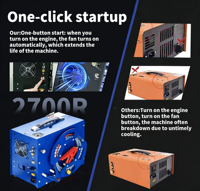Compresseur d'air PCP portable 12V 4500Psi 300Bar 30mpa, pompe haute pression avec adaptateur secteur et ventilateur intégrés, arrêt automatique pour la plongée