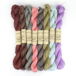 Fil de lin 100% naturel Lotus Yarns, poids dentelle, 290m/50 grammes, pour tricot et <span class=keywords><strong>crochet</strong></span> à la main, textile coloré DIY - Product Image 3