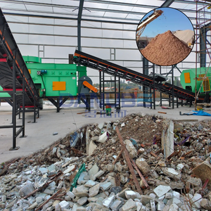 Convoyeur à bande pour tri des déchets de construction, crible rotatif pour déchets municipaux, machine de tri des déchets organiques pour dépon, usine de recyclage - Product Image 1