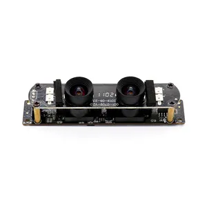 Módulo de Cámara Industrial de doble lente, 2MP, compatible con protocolo UVC, reconocimiento facial HD, RGB, IR