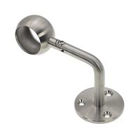 Raccord de balustrade en acier inoxydable 304 brossé, articulé et réglable en angle, pour main courante, moulé par investissement