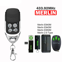 Pour Merlin 2.0 e960m télécommande de garage e960 e945 e950 ouvre-porte de garage remplacement code roulant à distance 433.92 mhz