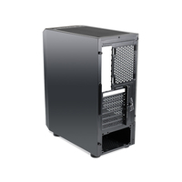 Manmu Usine Personnalisé Mid Tower Ordinateur Boîtier Métallique Noir MATX/ITX Boîtier PC Châssis Bureau Gaming Boîtier avec Alimentation