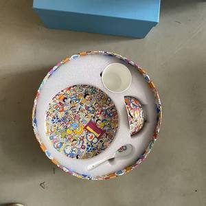 Doraemon Set peralatan makan keramik, 10 buah peralatan makan restoran porselen termasuk mug dan piring dengan desain kartun - Product Image 3