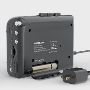 Radio Portátil FM AM con Grabador de Casetes, Reproductor de Cintas Mini Walkman con Conector para Auriculares - Product Image 3
