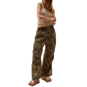 Wholesale Price <b>Custom</b> Logo-patch Fashion Casual Unisex Style Comfortable Nylon Camo <b>Balloon</b> Pant - Product Image 1