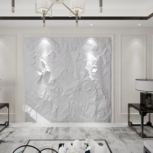Panneau mural 3D géométrique de style traditionnel, insonorisant, en <span class=keywords><strong>pierre</strong></span> PU, revêtement rocheux, composant en polyuréthane, décoration murale pour salle de sport - Product Image 5
