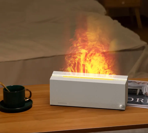 עיצוב מודרני שולחן עבודה נייד USB אח 3d להבה שמן ארומטי ריחני אוויר ריחני - Product Image 6