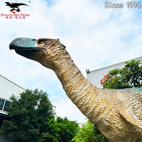 Modèle d'animal animatronique réaliste grandeur nature ZiGong HuaLong pour expositions éducatives, centres commerciaux intérieurs/extérieurs, enfants