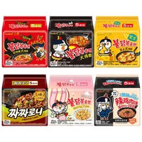 Fideos Instantáneos Halal Coreanos 140g Ramen de Pollo Fideos Picantes Snacks de Granos Snacks Asiáticos