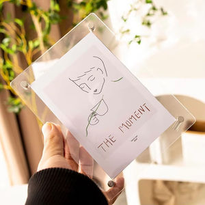 Fashion Modern A4 Poster <b>Puzzle</b> <b>Frame</b> Ornament Double Sided Transparent Acrylic <b>Frame</b> Photo <b>Frame</b> - Product Image 6