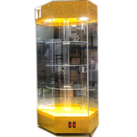Comptoir de Présentation de Parfum Moderne en Acrylique Poli sur Pied pour Commerce de Détail, avec Personnalisation et Serrure