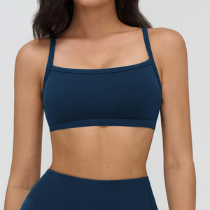 Haut de sport personnalisé grande taille, confortable, extensible dans quatre directions, bretelles réglables, col carré, léger, maintien élevé, pour la gym, la course et le yoga - Product Image 3