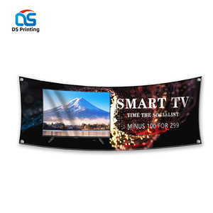 Polyester Bay Cờ Flex Vải Lưới Vải Biểu Ngữ Giai Đoạn Backdrop In Ấn Chống Cháy Biểu Ngữ Quảng Cáo Cờ Ngoài Trời - Product Image 2