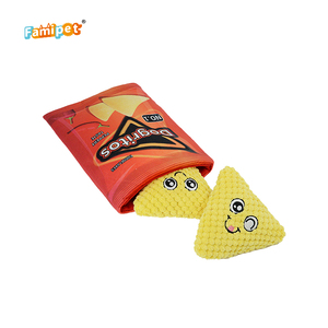 Famipet sacchetto di patatine di nuovo Design personalizzato morbido farcito <span class=keywords><strong>Pet</strong></span> <span class=keywords><strong>Squeak</strong></span> <span class=keywords><strong>Toy</strong></span> Squeaky peluche per cani per animali domestici - Product Image 5