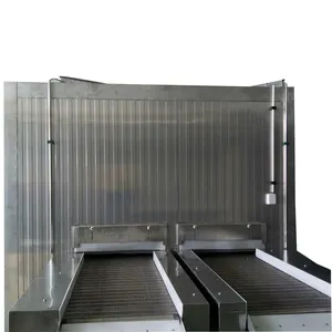 Hot Selling Impingement Mesh Belt Tunnel Freezing Equipment Cryogenic Tunnel Freezer