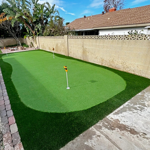 LFL Gazon artificiel intérieur/extérieur écologique de couleur personnalisée pour court de tennis avec construction en gazon hautement résistant à l'usure - Product Image 1