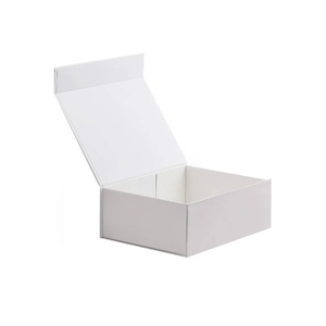 Custom Luxury Big <b>White</b> Rigid Magnet <b>Gift</b> Retail Packaging <b>Box</b> with Magnetic Lid - Product Image 2