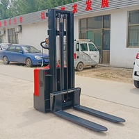 Gerbeur Électrique Complet 1,5 Tonne 2 Tonnes, Gerbeur de Palettes pour Entrepôt et Atelier, Chariot Élévateur à Batterie 1,5T 2T