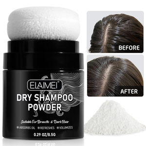 Elaimei Chăm Sóc Tóc Khô Dầu Gội Bột Biểu Tượng Tùy Chỉnh Lâu Dài Kiểm Soát Dầu Tóc Làm Mới Mattify Volumizing Khô Dầu Gội Bột - Product Image 2