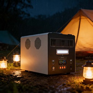 Générateur solaire portable 2000W 2kWh, station d'alimentation extérieure, batterie grande capacité pour le camping, la maison et les situations d'urgence - Product Image 2