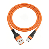 Cable USB-A de 60W 3A, Nuevo Cable USB Tipo-C 3.0 con Conector de Nailon Trenzado, Carga Rápida de 3A, Conductor de Cobre Puro, Nuevo Estándar 2026