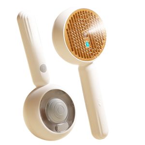 Peine de mensaje en aerosol, cepillo recargable para depilación de mascotas, peine de masaje en aerosol para mascotas, peines para gatos con mango, cepillo de vapor para mascotas - Product Image 6