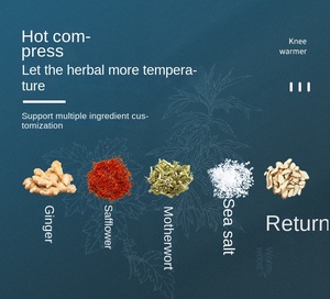 वार्मवुड मोक्सीबुशन गर्म घुटने के पैच ग्लूकोसामाइन चोंड्रोइटिन स्व हीटिंग पैड - Product Image 5