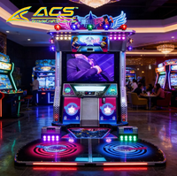 Machine de jeu d'arcade interactive ACS Dance, plateforme rythmique, équipement de divertissement commercial intérieur, métal, espagnol/japonais
